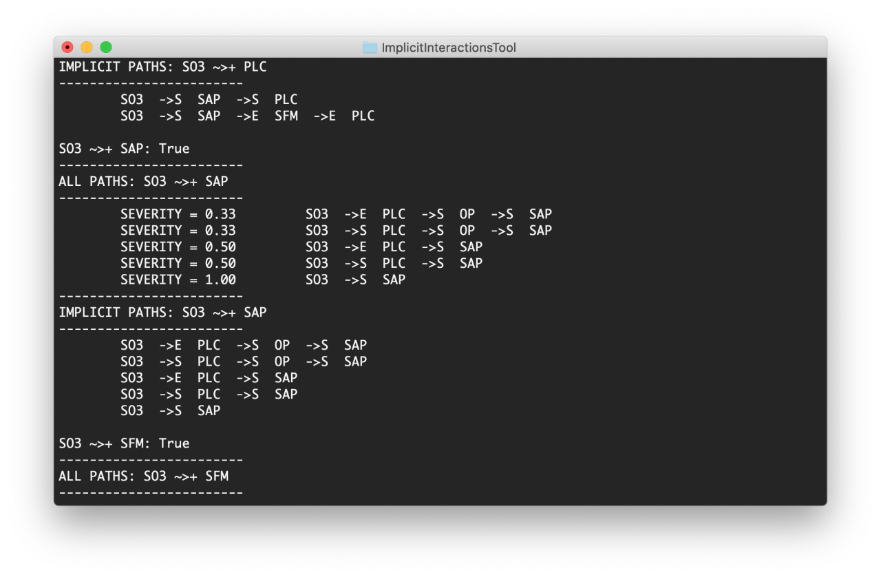 A screenshot of from the Cyberassurance tool.